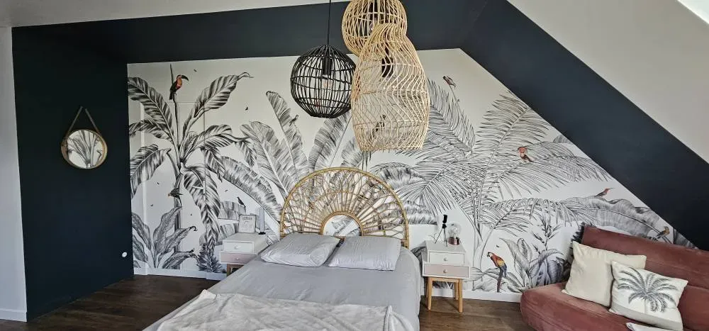 peinture neuve dans une chambre
