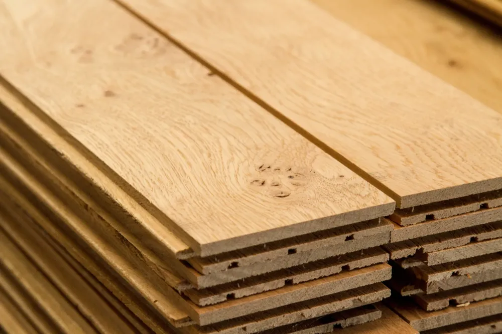 pile de parquet massif