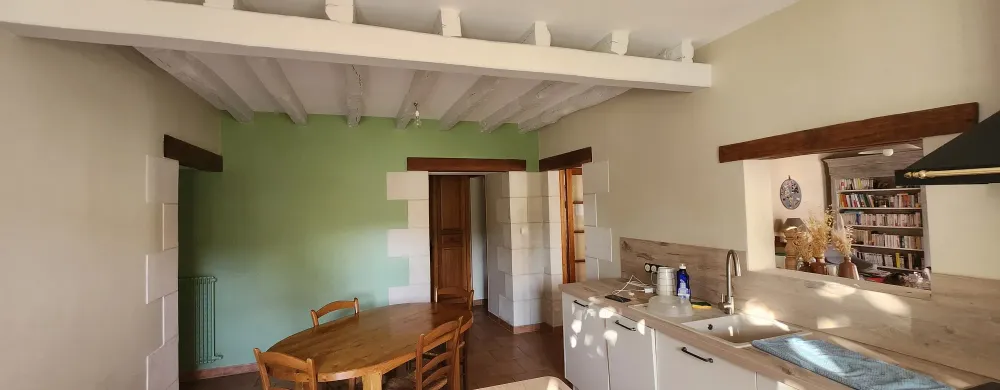 Peinture murs et poutres